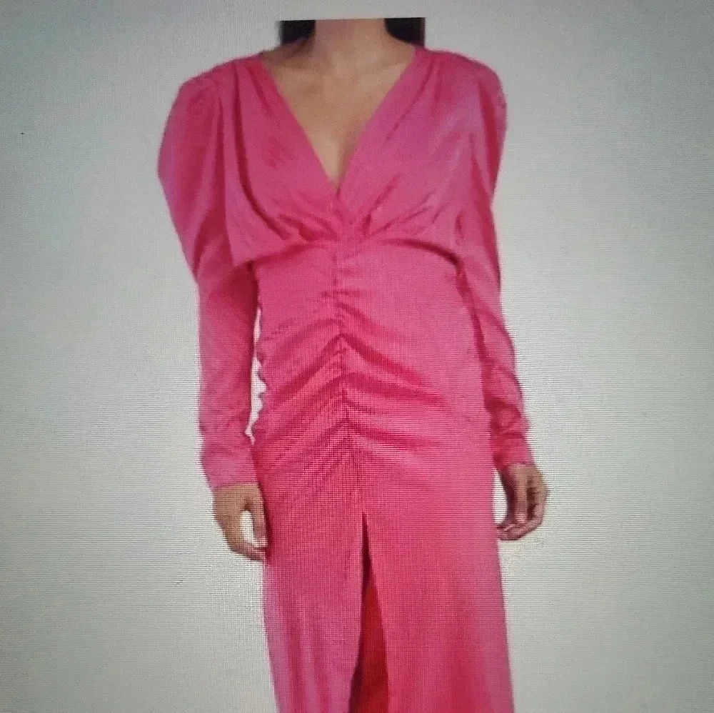 RONNY KOBO PINK ASTRID DRESS